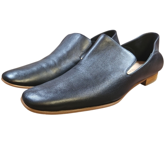 Clarks Shoes - Clarks Pure Viola Women's 11 M Loafer Shoes Black Leather Flats Slip-on Comfort